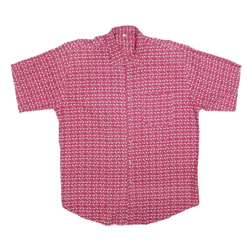 Chemise boutonnée homme rouge - chemise,