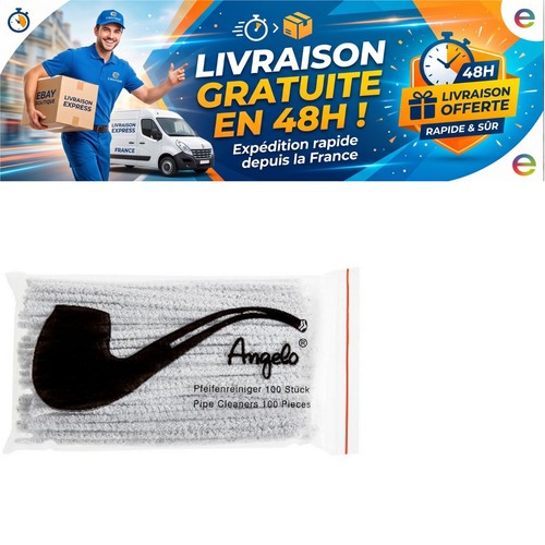 Angelo cure pipes blancs lot - angelo, cure-pipes