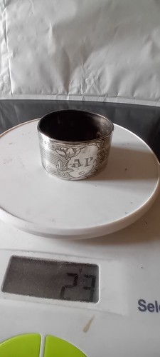 Rond serviette argent - de,