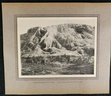 Hammam-Meskoutine - les cascades d'eau chaude - 1909 gravure - Algérie - Guelma