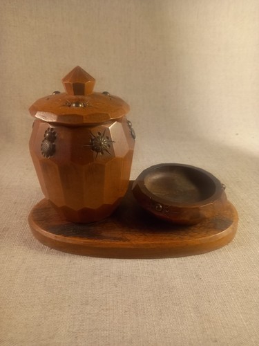 Ancienne tabatière bois et - ancienne,