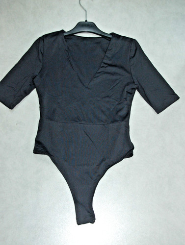 Haut body noir - , col
