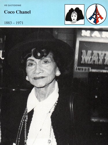 Fiche histoire coco chanel - :,