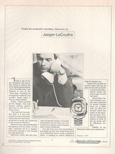Jaeger-LeCoultre Publicité 1 Page 1972 Originale OROLOGIO MEMOVOX E 871
