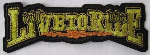 Patch ecusson live - patch, ride