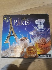 whiskey box 7 pieces new luminarc