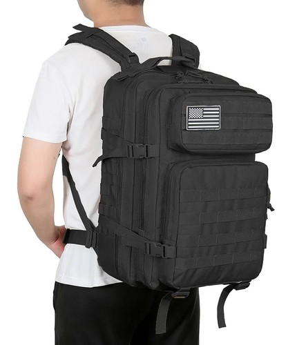 Sac militaire tactique noir - militaire,