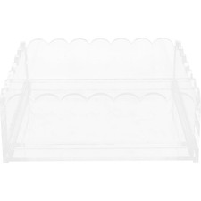 Plateau en acrylique pour broderie : plateau en acrylique avec tiroir bord