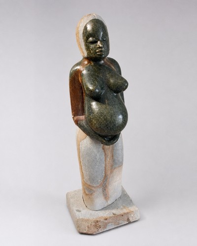 Sculpture africaine maternité - sculpture,