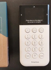 SimpliSafe SimpliCam Wireless Pinpad Keypad KP3W, White  (New, No Box)