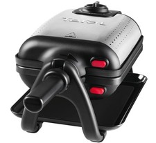 tefal gaufrier 1200w noir/inox