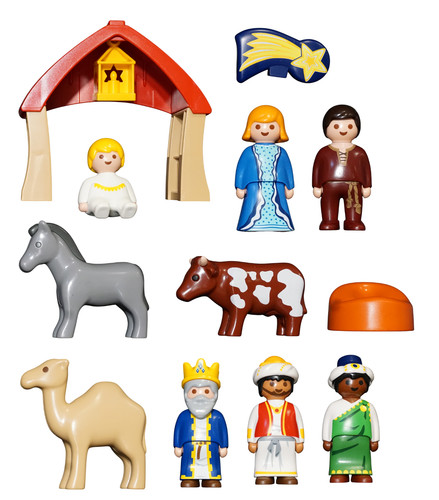 Playmobil 123 crèche noël - 123,