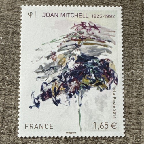Timbre 4849 joan mitchell - timbre,