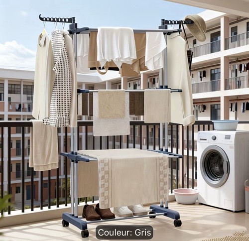 Séchoir linge étages - linge,