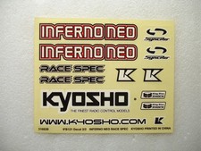 Autocollants modèle Kyosho