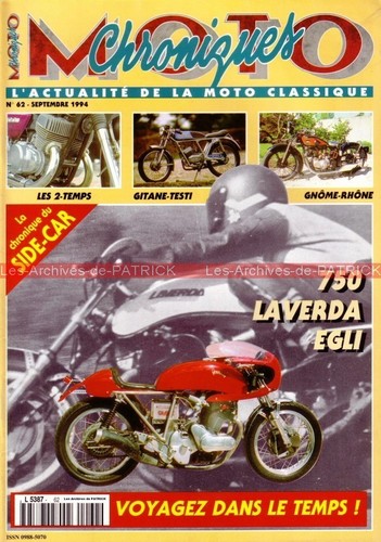 Chroniques moto laverda - moto, 750