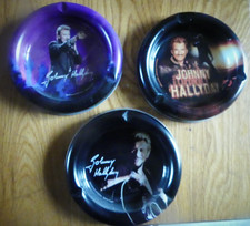 Johnny Hallyday 3 Cendriers