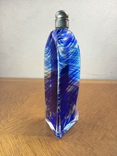 Bouteille à liqueur bleu