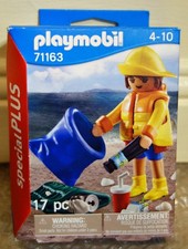 Geobra Playmobil Spécial Plus 71163 Bénévole ramassage de déchets Neuf