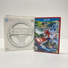 Mario Kart 8 with Sealed Racing Wheel - Nintendo Wii U