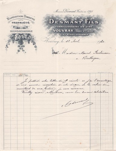 Vouvray negociant desmant - negociant,
