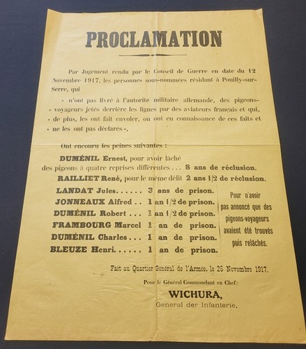 Rare affiche 1ere guerre - rare,