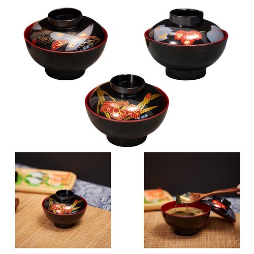 Miso soup bowl avec couvercle - soup,