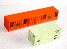 JOUEF HO 2 CONTAINER CNC MAXICADRE, CONTENEUR 20 & 40 PIEDS DE WAGON MARCHANDISE