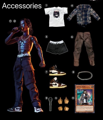 Travis scott action - scott, figure