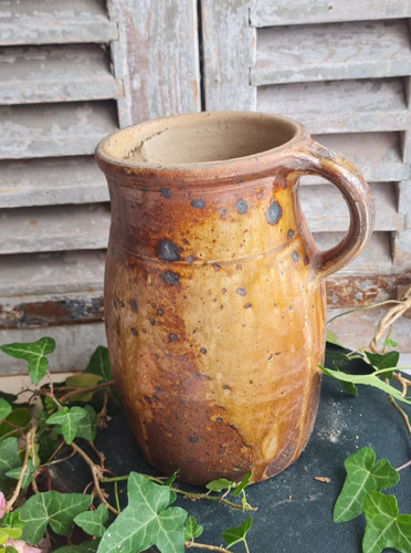 Ancien pot cruche faisselle - ancien,