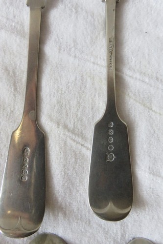 Lot couverts anciens en - lot, de