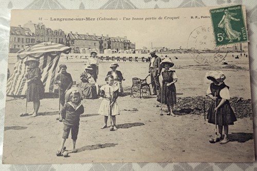 Cpa langrune sur mer partie - cpa-,