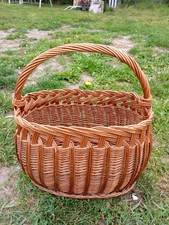 Ancien Panier En Osier