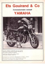 Publicité Moto : YAMAHA XS