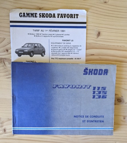 1989 notice skoda favorit 115 - 1989,