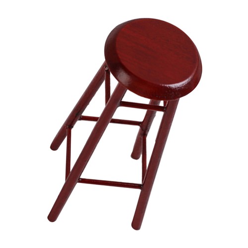 Brown wooden miniature - brown,