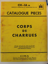 Catalogue pièces IH Corps de
