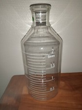 Bouteille flacon en verre