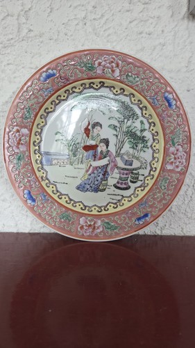 Grande assiette décorative
