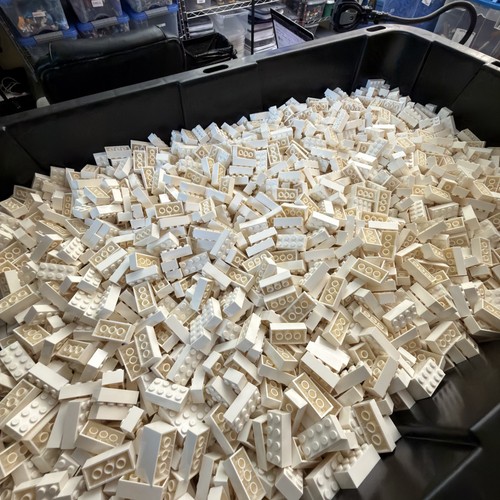 Lego 2x4 bricks white - 2x4,