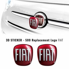 Autocollant Fiat 3D