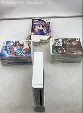 Nintendo Wii White Portable Video Gaming Home Console With 11 Games Included