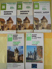 lot de 5 Carte IGN verte  36