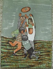GRACIELA RODO BOULANGER - Original Lithograph - Children Playing Ball - Signed