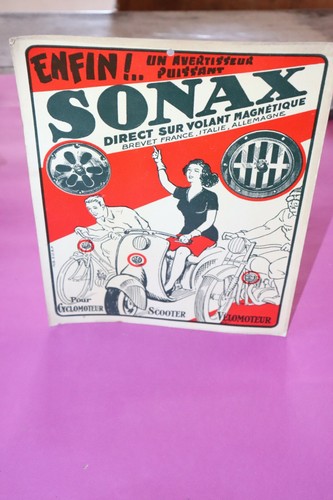 Rare sonax klaxon cyclomoteur - klaxon,