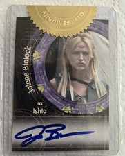 Stargate SG-1 Jolene Blalock As Ishta Signed Autograph Case Topper Card