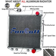 3Row Radiator For 1964-1966 Ford Mustang/1960-1965 Falcon Ranchero Comet V8