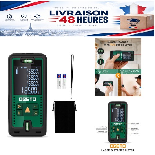 Télémètre laser numérique - laser,