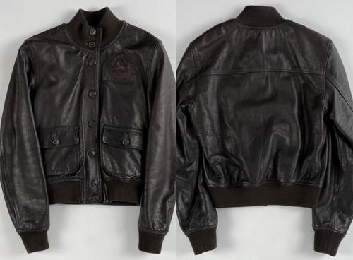 Martina veste cuir - la, en