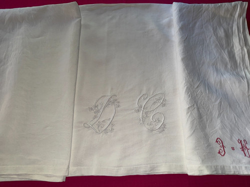 Drap ancien pur - drap, lin
